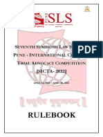 SICTA 2022 - Rulebook