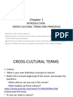 Cross-Cultural Terms and Principles