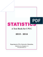 1st PUC Statistics Textbook
