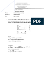 Concrete Engineering Column Assignment (022202100005)