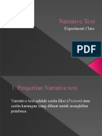 ppt Narrative Text experiment classs