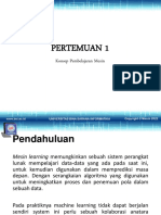 Pertemuan 1: Konsep Pembelajaran Mesin