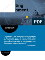 Marketing Environment & Scanning