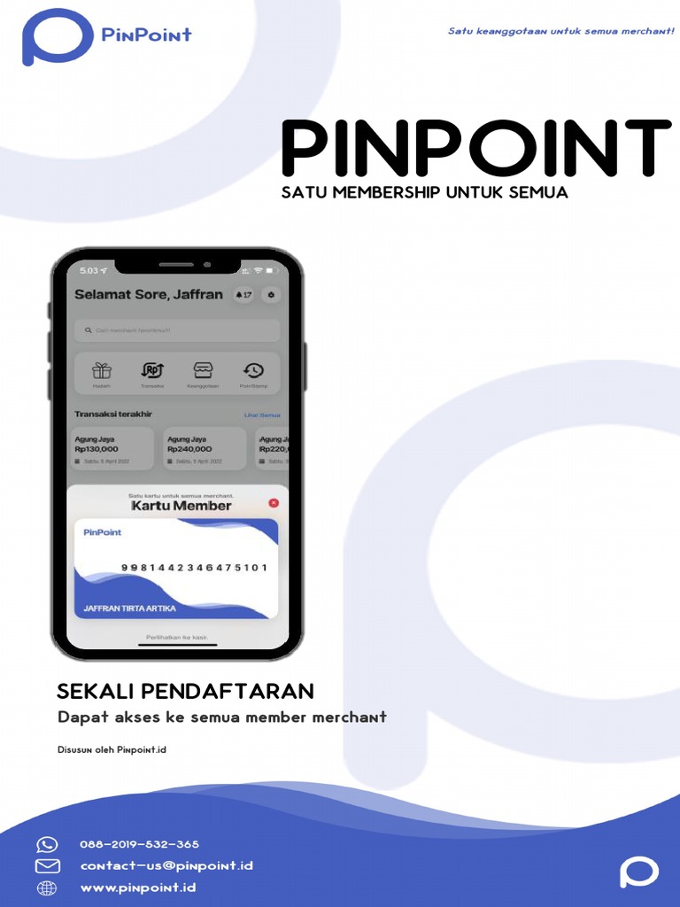 Keanggotaan PinPoint untuk Merchant | PDF