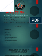 Project On:: College Fee Information Sytem