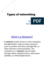 Types of Networking: by - Honi Arora