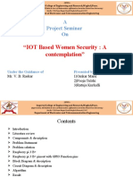 IOT Based Women Security System Seminar