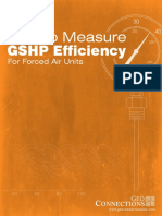 How To Measure GSHP Efficiency For Forced Air Units