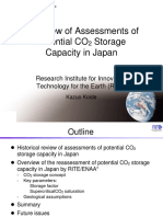 A Review of Assessments of Potential CO2 Storage Capacity in Japan