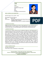 Curriculum Vitae: Personal Information