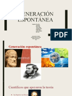 Generación Espontánea: Teoría y Experimentos Pioneros