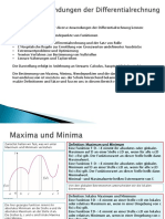 Anwendungen Der Differentialrechnung