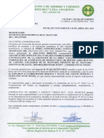 Carta Fianza Perez Constructora