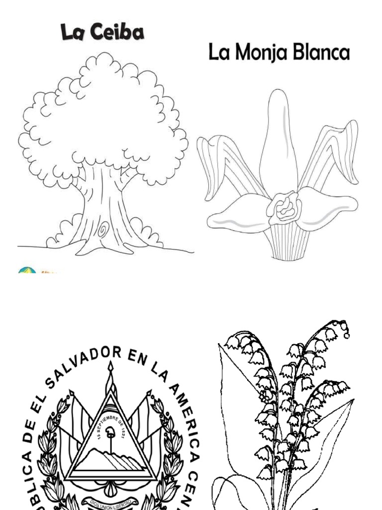 Simbolos Patrios Centroamerica para Colorear | PDF