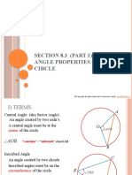 Section 8.3 Angle Properties in A Circle