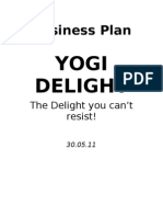 Business Plan: Yogi Delight