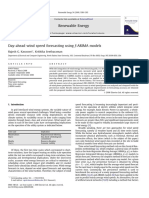 Day-Ahead Wind Speed Forecasting Using F-ARIMA Models