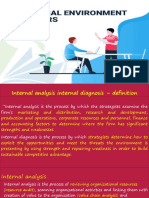 Internal analysis and diagnosis - understanding a firm's strengths and weaknesses