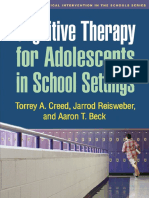 Cognitive Therapy For Adolescents in School Settings