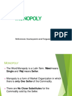 Onopoly: References: Koutsoyannis and Ferguson & Gould