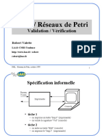 UML / Réseaux de Petri: Validation / Vérification