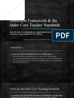 Idaho Core Standards Danielson Framework