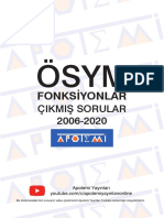 Yks Tyt Ayt Matematik Fonksiyonlar Cikmis Test Sorulari Ve Cevaplari