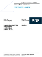 R.W.A.S. ENTERPRISES LIMITED - Company Accounts From Level Business