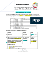 Planificación de Actividades