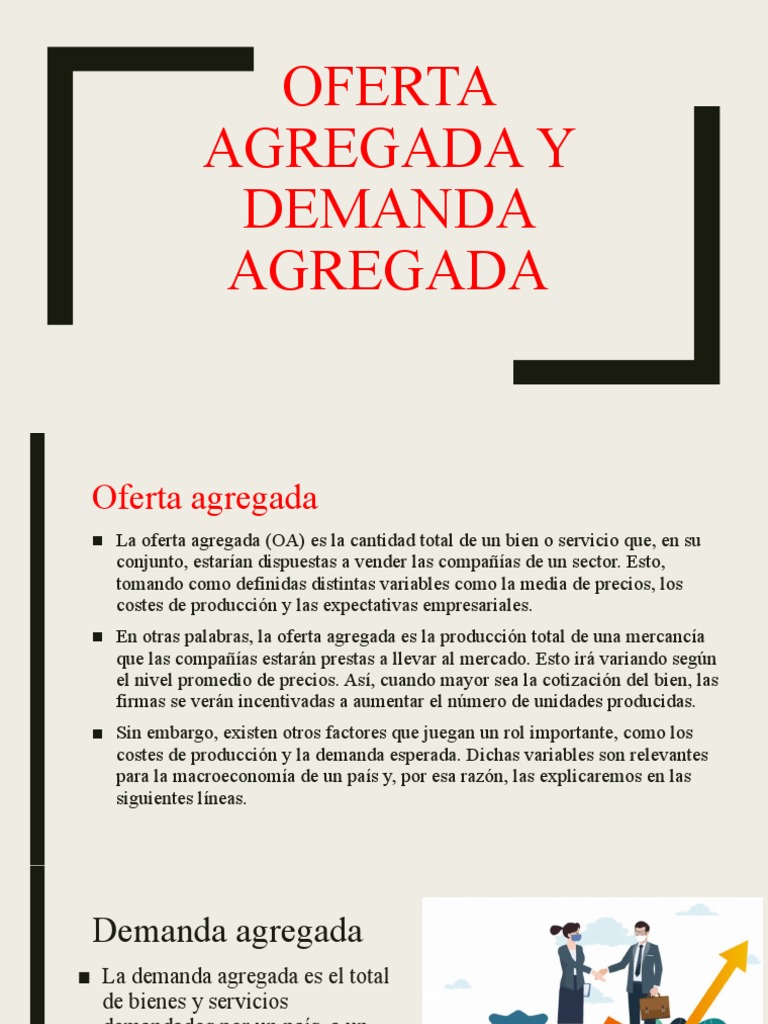 Oferta Agregada y Demanda Agregada | PDF | Oferta (economía) | La ...