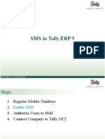 SMS in Tally - ERP 9: © Tally Solutions Pvt. Ltd. All Rights Reserved