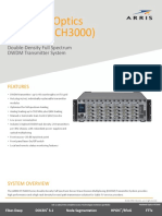 CH3000 HT3540H 1.2 GHZ Double-Density Full Spectrum DWDM Transmitter System Data Sheet