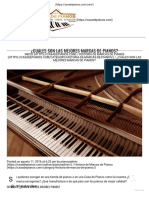 Mejores Pianos Marcas Famosas Del Mundo en Casa de Pianos