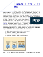 TCP - Ip Nedi̇r - TCP - Ip Sorun Çözme