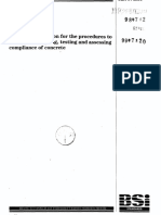 BS 5328-4-1990 Concrete. Specification for the Procedures to Be Used in Sampling, Testing and Assessing Compliance of Concrete