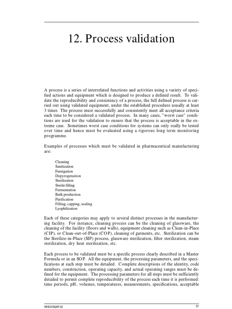 Process Validation Protocol | Verification And Validation ...