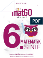 6.sınıf Matgo Akademi Deneme 1