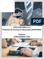 Auditoría de estados financieros para empresa CUNDUCIENDO LTDA