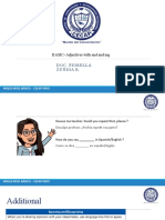 Clase 12 - Adjectives - Ed - Ing - Simple Present Vs Present Continuous - Review of Simple Past