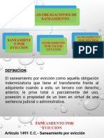 OBLIGACIONES DE SANEAMIENTO