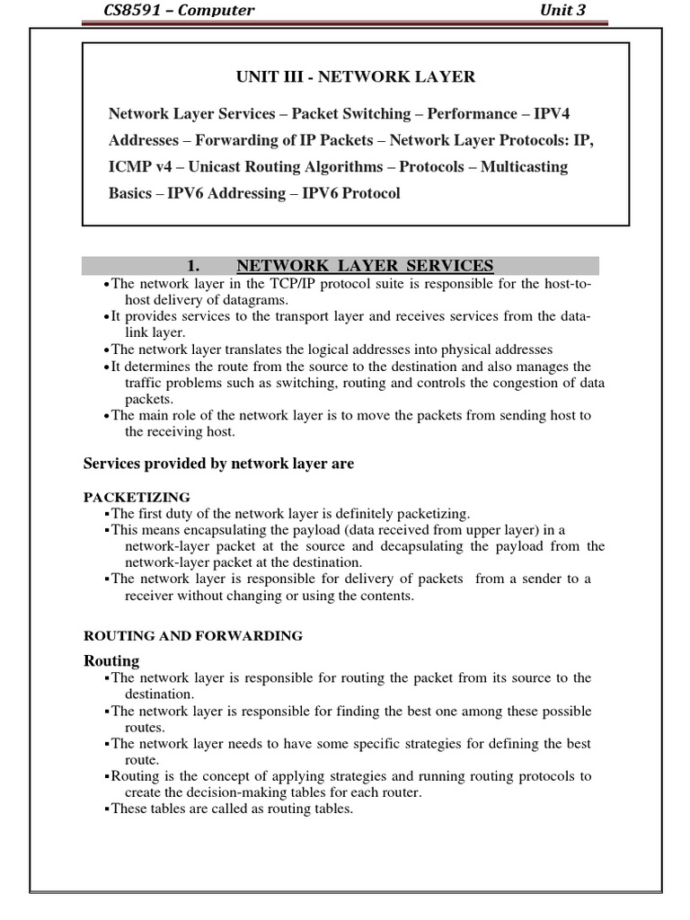 Optimizing Network Layer Performance Analyzing Delay, Throughput