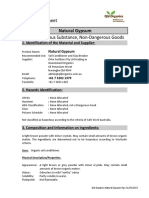 SDS - Natural Gypsum