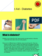 First Aid - Diabetes
