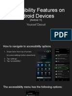 Android Accessibility Youssef Daoud