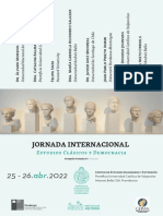 Afiche - Jornada - Estudios Clásicos y Democracia
