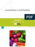 Nutrientes alimentos 9o ano