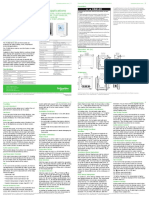 TC900 Series Digital Fan Coil Thermostat Installation Sheet