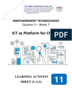 ICT As Platform For Change: Empowerment Technologies