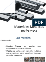 Materiales Metalicos No Ferreos