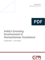 Meier Murthy 2011 India Growing Involvement Humanitarian Assistance Gppi